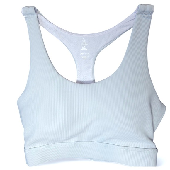 NWOT Women's Light Blue Sports Bra - Picture 1 of 4